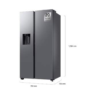 FRI. SAMSUNG RS80F66KCTEF 179x92 DISP INOX