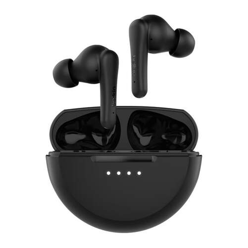 Auriculares Belkin True Wireless Soundform Rhythm - Negro, Clear Call Quality, Bluetooth 5.3, 8 h