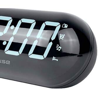 RADIO RELOJ MUSE M-19 GL FM/AM NEGRO