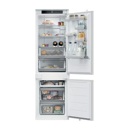 Frigorífico Combi Integrable Haier HBQW5518E - 177x55 cm, No Frost, 251 L, Blanco