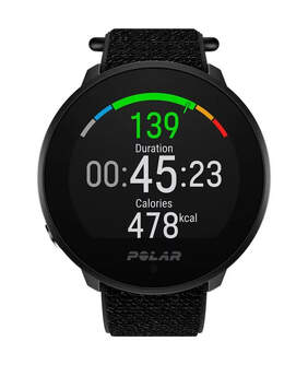 SMARTWATCH POLAR UNITE BLACK HOOK %%%amp; LOOP