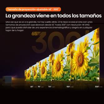 PROYECTOR HISENSE LASER CINEMA C1 65-300%%%quot; 4K