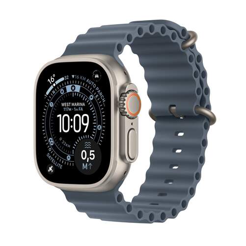 Apple Watch Ultra 3 Azul - 1,93" OLED, GPS+Cellular, 42 h autonomía, correa de goma