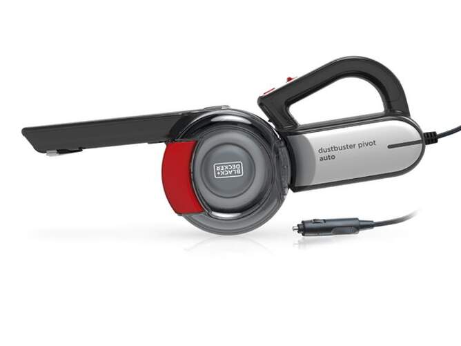 Aspirador de mano Black & Decker Pivot Especial Coche PV1200AV - Ciclónico, 10 Ajustes, Sin bolsa