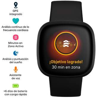 SMARTWATCH FITBIT VERSA 3 FB511BKBK BLACK/ALUMI