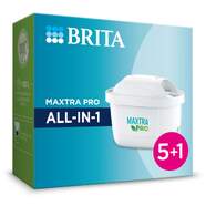 Recambio Jarra Brita Maxtra Pro Pack 5+1 - Vida &uacute;til de 4 semanas por cartucho, filtro MicroFlow
