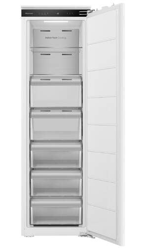 Congelador Vertical Hisense FT3B213SAWE - 1 puerta, Clase E, 235 litros, No Frost, 177x54x55 cm