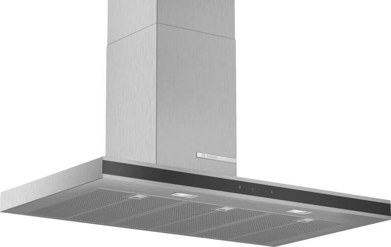 Campana Decorativa Bosch DWB97FM50 - 90cm, Extracción máx 739m3/h, 3+1 Potencias, Inox