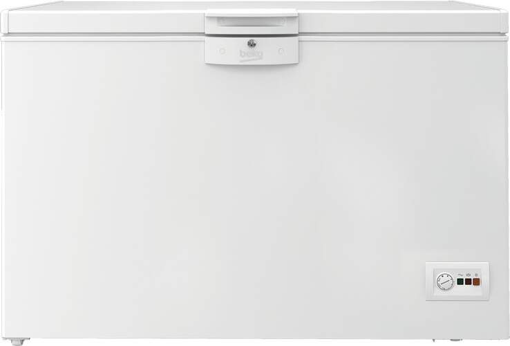 Congelador Horizontal Beko HSA40530N - F, 86x129cm, 360L, MinFrost, Cíclico, Blanco
