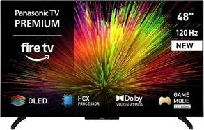 TV Panasonic 48" QLED TV48Z80BEZ - 4K Ultra HD, Fire OS, Dolby Atmos 20 W, HDR10+