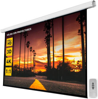 PANTALLA PROYECTOR PHOENIX ELEC240 135%%%quot; MOTORIZADA