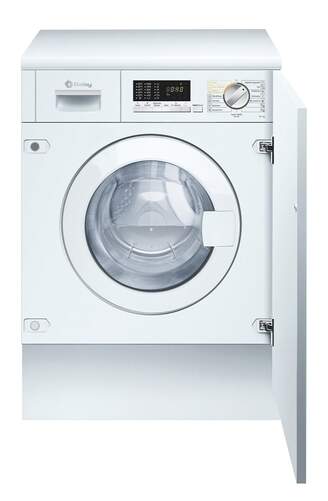 Lavasecadora Integrable Balay 3TW777B - 7/4 kg, 1400 rpm, Clase E, Display, Blanco