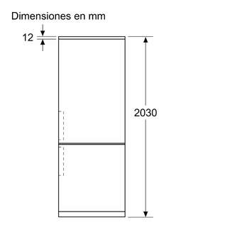 FRICOM. SIEMENS KG39NVWDG 203x60 NF BLANCO DSP