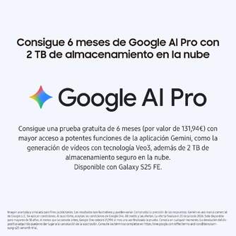 SMARTPHONE SAMSUNG S25 FE 8/256 6,7%%%quot; ICYBLUE