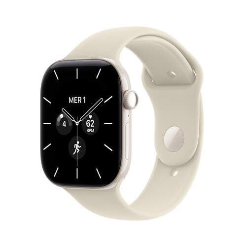 Apple Watch Series 12 GPS +Cellular - Arena, 46mm, frec. card&iacute;aca, 24h aut., GPS, talla M/L