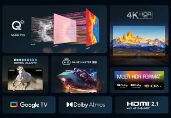 TV TCL 43%%%quot; 43C655 UHD QLED GOOGLETV DOLBY ATMOS