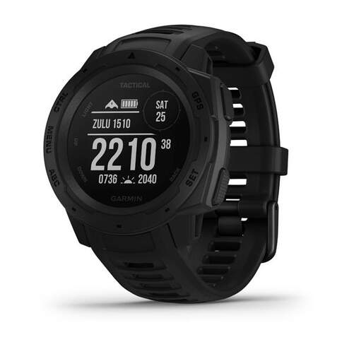 Garmin Instinct Tactical Negro - GPS Glonass y Galileo, Batería 336h, Certificación Militar