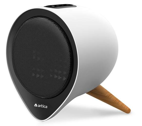 Termoventilador Artica ATVCER1500B  - 1500W, 2 Potencias, LED, Temporizador, Cerámico, Blanco