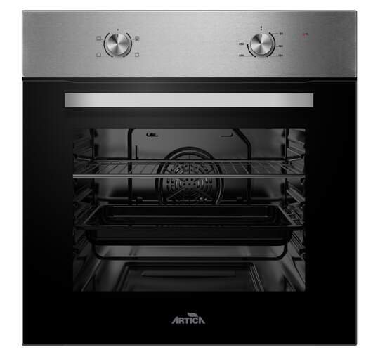 Horno Artica AHB7003X - 70 L, Estático, 2100 W, 4 Programas, Cristal, Negro, Inox