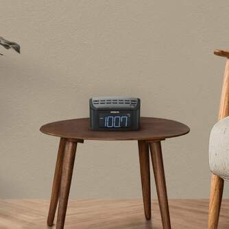 RADIO RELOJ SANGEAN RCR-24 AM/FM NEGRO