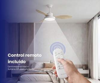 VENTILADOR TECHO ARTICA AVTECH36BM BCO MD 36W 119