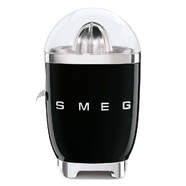 Exprimidor Smeg CJF11BLEU - 70 W, Antigoteo, Inox, Negro
