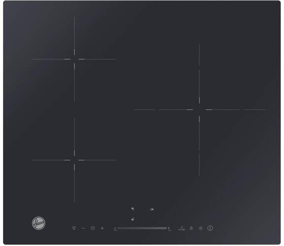 Placa Inducción Hoover HIS633SCTTWIFI - 3 Zonas, 60cm, 9 Potencias + Booster, WiFi, App hOn, 7400W