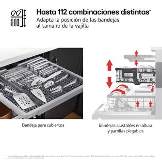 LVJ. LG DF375HWS 10P QUADWASH 3%%%#170;B 43DB BCO