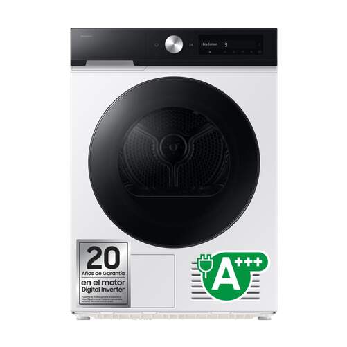 Secadora samsung DV90DB7845GEU3 - 9 kg, Inverter, Clase A, 64 dB, Blanco