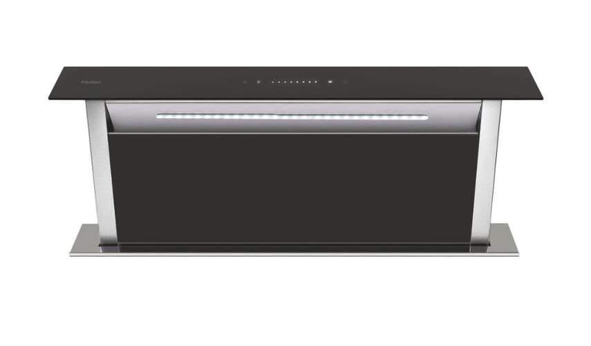 Campana Haier HADD9SS6B - 650 m3/h, 90 cm, Negro