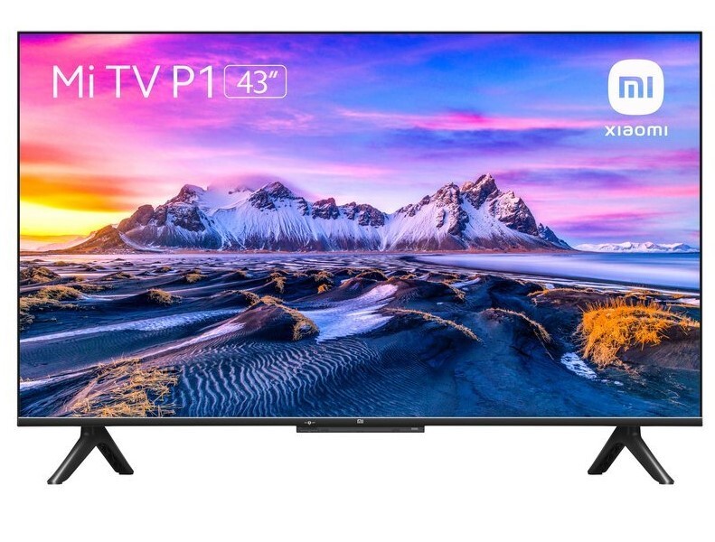 Televisor Xiaomi Mi tv p1 43 uhd 4k led smart wifi control por voz androidtv dolby audio™ y dtshd negro ultra pulgadas frameless sintonizador triple 10.0 prime video netflix google assistant compatible alexa bluetooth 3 2 2021 109