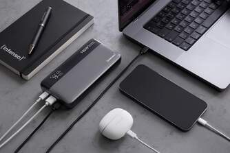 POWERBANK INTENSO HE 25000 mAh GREY-BLACK