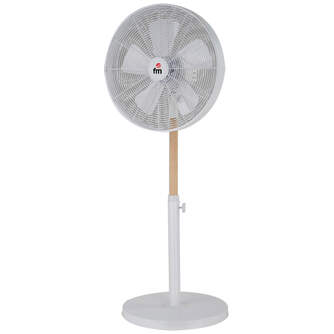 Ventilador de pie FM NP 140 | 50W, 40cm, MetalMadera, 3 Ventilador de pie FM NP 140 | 50W, 40cm, MetalMadera, 3