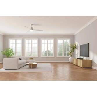 VENTILADOR TECHO JATA JVTE4231 132CM DC LED 6V BCO