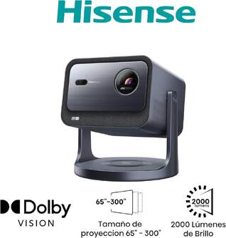PROYECTOR HISENSE LASER MINI C2 65-300%%%quot; 4K SMARTTV