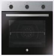 Horno Multifunción Hoover HOC3B11558BI - 70 L, Guia Telescópica, Bandeja de horno, Clase A+, Negro