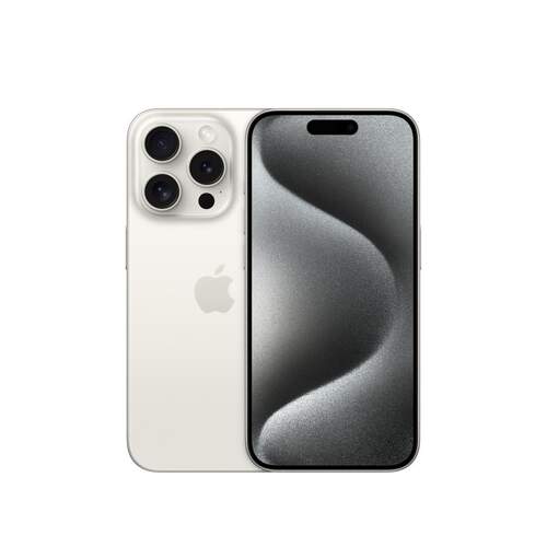 iPhone 15 Pro - 256 GB, 6,1", White Titanium