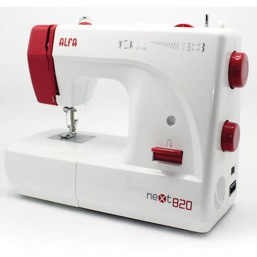 Coser Alfa Basic 720 9 diseños puntada 6 filas de brazo libre 720+ 30x19x41