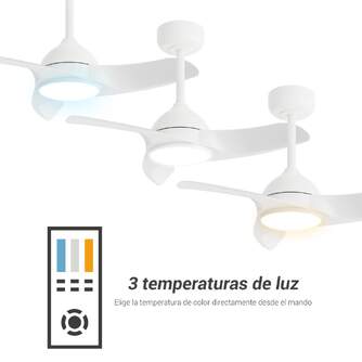VENTILADOR TECHO SULION CYRA M 32 W 107CM BCO