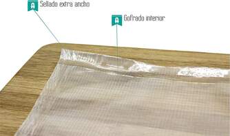 BOLSA ENVASADORA OMP25143 ALFA 15x24cm. 50 UNI/BOL