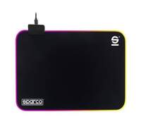 Alfombrilla Sparco Mousepad Drift - 25x30 cm, Negro