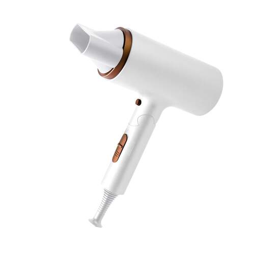 Secador Kuken 39966 - Iónico, Plegable, 1600 W, Blanco