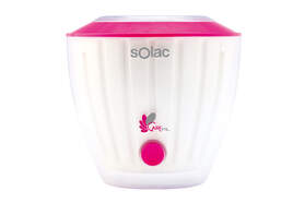 Depiladora Solac DC7501 - 1 cubeta para cera caliente, blanca y rosa