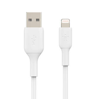 CABLE BELKIN LIGHTNING a USB A 1M CAR.RAPIDA WHITE