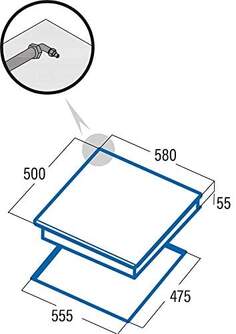 ENCIM. CATA LCI6021BK 3F CRISTALGAS NATURAL