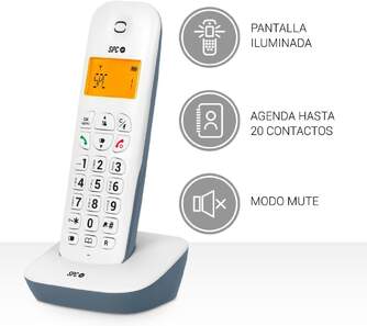 TELEFONO DECT SPC 7300AS AIR AZUL/BLANCO ECO