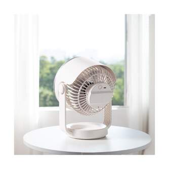 VENTILADOR SOBREMESA CRISTAL SPLIT BLANCO PORTATIL