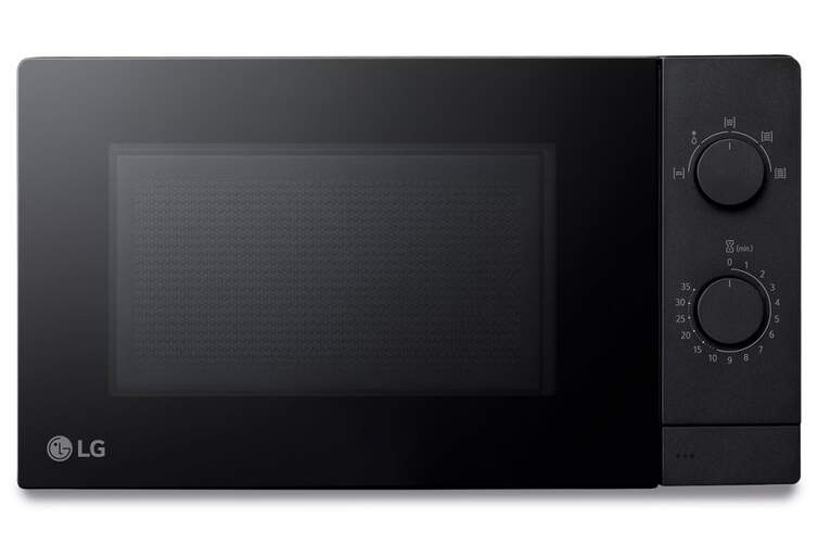Microondas LG MS2082F - 20 Litros, 1050 W, 5 niveles potencia, Negro