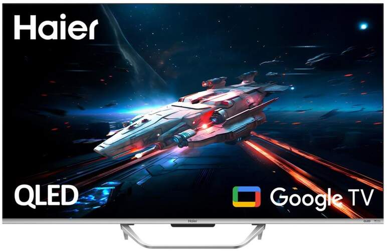 TV Haier 50" H50Q800UX - 4k Ultra HD, QLED, Google TV, Bluetooth
