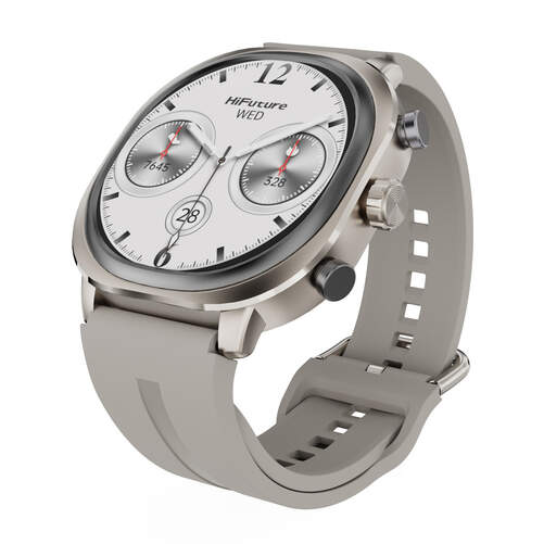 Smartwatch HiFuture AIX Lite Gris - Pantalla AMOLED 1,43", seguimiento salud, llamadas bluetooth